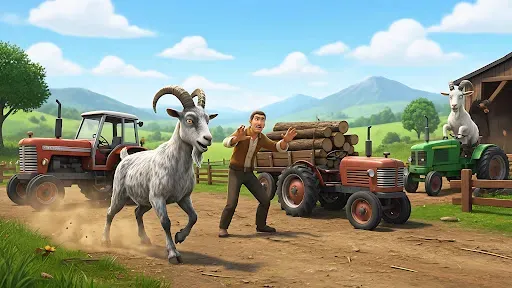 Скриншот 2 — Goat Rampage: Animal Simulator