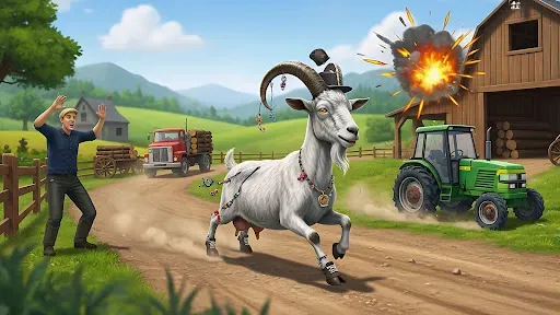 Скриншот 3 — Goat Rampage: Animal Simulator