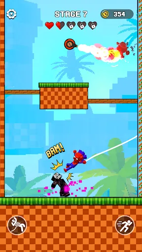 Скриншот 3 — Swing Spider: Blue Monster