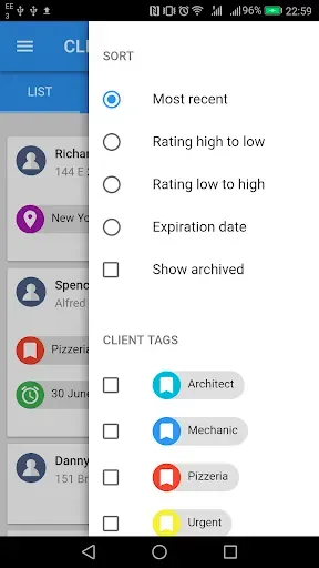 Скриншот 3 — ClientiApp - Client management