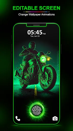 Скриншот 1 — Fingerprint Animation Live HD