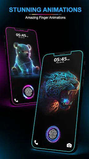 Скриншот 2 — Fingerprint Animation Live HD