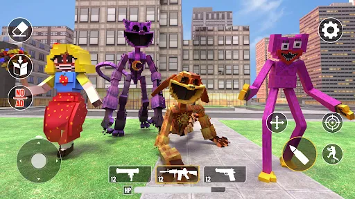 Скриншот 4 — Shooter Nextbots: Sandbox Mod