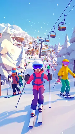 Скриншот 1 — Ski Resort: Idle Tycoon & Snow