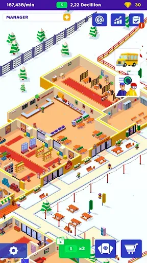 Скриншот 4 — Ski Resort: Idle Tycoon & Snow