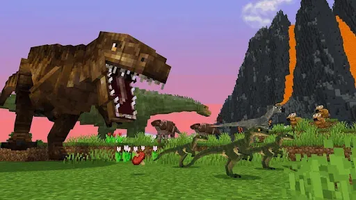 Скриншот 5 — Jurassic Craft: моды динозавры