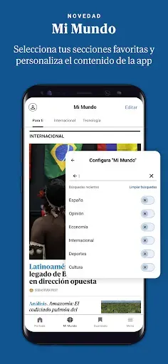 Скриншот 3 — El Mundo - Diario líder online