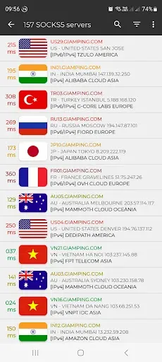 Скриншот 8 — SOCKS5 - IPv6 & IPv4 Proxy VPN