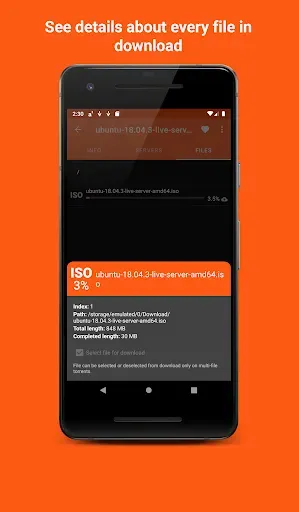 Скриншот 5 — Aria2App (open source)