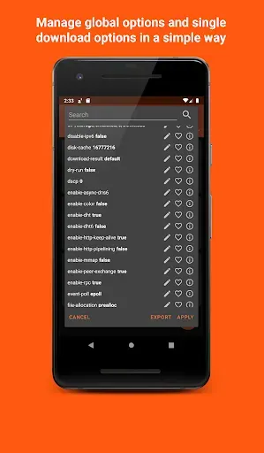 Скриншот 6 — Aria2App (open source)