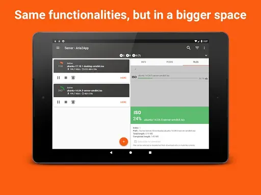Скриншот 8 — Aria2App (open source)