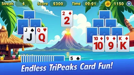 Скриншот 4 — TriPeaks Solitaire Challenge