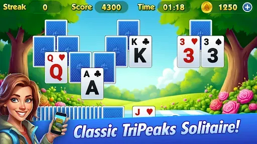 Скриншот 7 — TriPeaks Solitaire Challenge