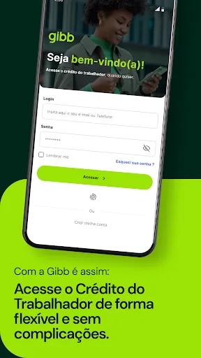Скриншот 1 — Gibb: Crédito ao Trabalhador