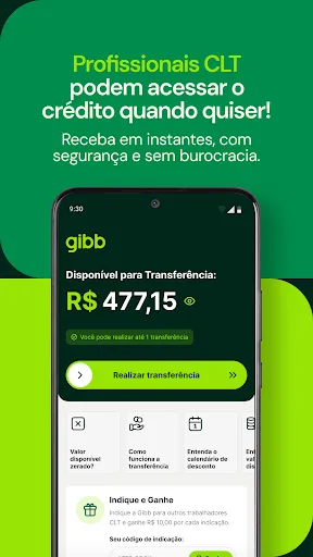 Скриншот 2 — Gibb: Crédito ao Trabalhador