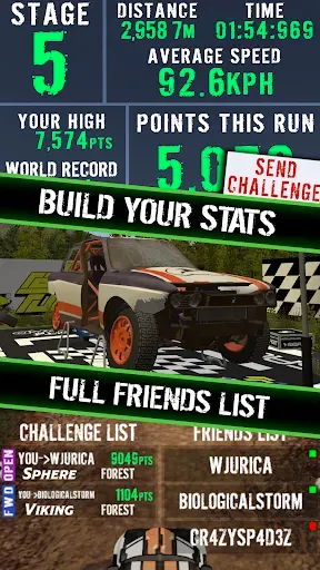 Скриншот 3 — Rally Runner - Endless Racing