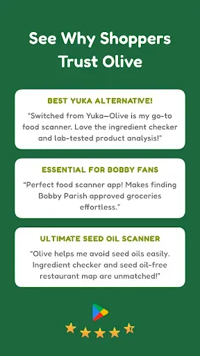 Скриншот 7 — Olive - Holistic Food Scanner