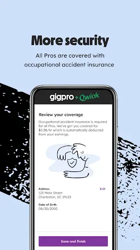 Скриншот 3 — Gigpro + Qwick