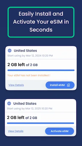 Скриншот 5 — eSIM + Travel Data : GigSky