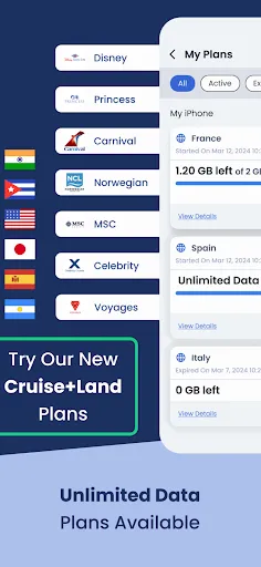 Скриншот 8 — eSIM + Travel Data : GigSky