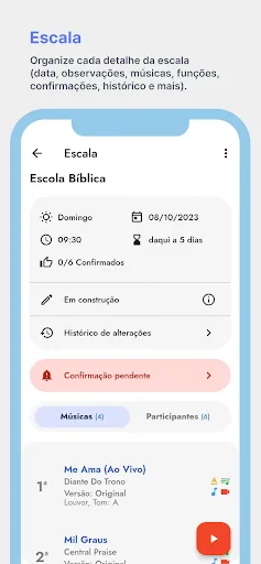 Скриншот 2 — LouveApp - Ministérios