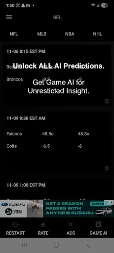 Скриншот 4 — Buds Alley Odds: AI Picks