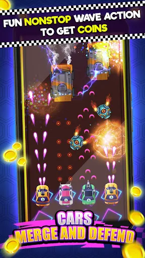 Скриншот 2 — Cars: Merge and Defend