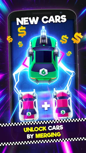 Скриншот 3 — Cars: Merge and Defend