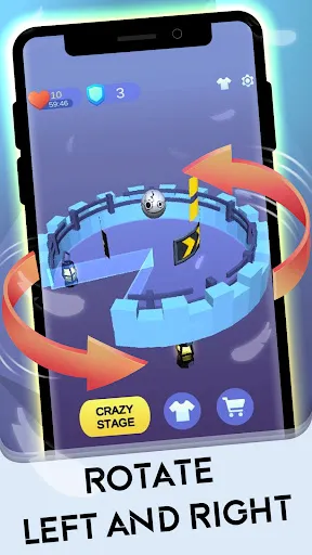 Скриншот 2 — Spiral Drop