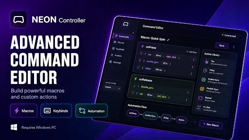 Скриншот 5 — Neon: PC Game Controller