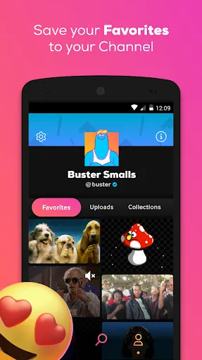 Скриншот 2 — GIPHY: GIFs, Stickers & Clips