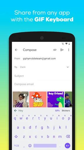 Скриншот 6 — GIPHY: GIFs, Stickers & Clips