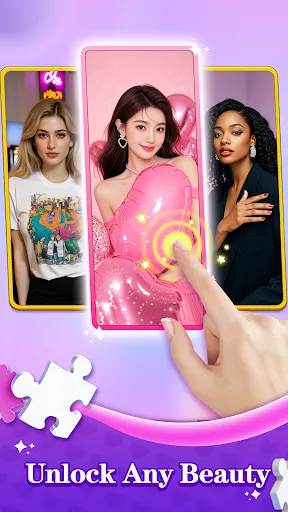 Скриншот 2 — Heartstring Puzzle-Girl Jigsaw