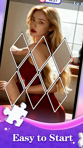 Скриншот 3 — Heartstring Puzzle-Girl Jigsaw