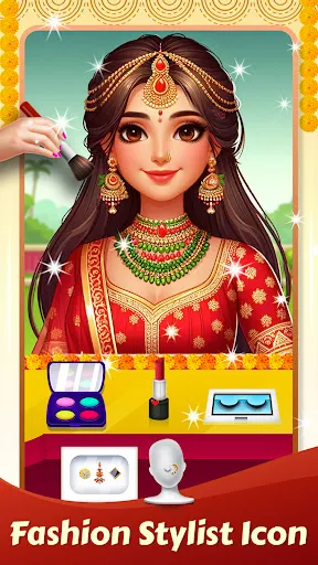 Скриншот 1 — Indian Fashion Dress Up Games