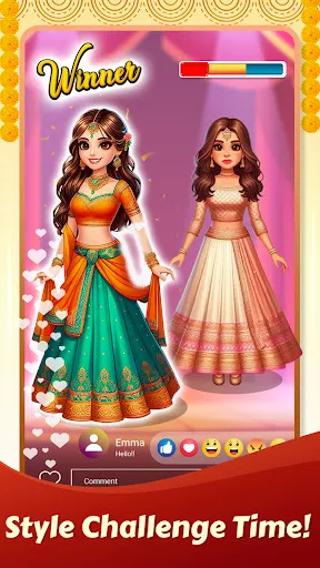 Скриншот 6 — Indian Fashion Dress Up Games