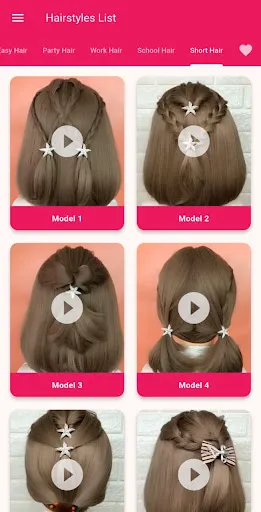 Скриншот 5 — Girls Hairstyle Step By Step