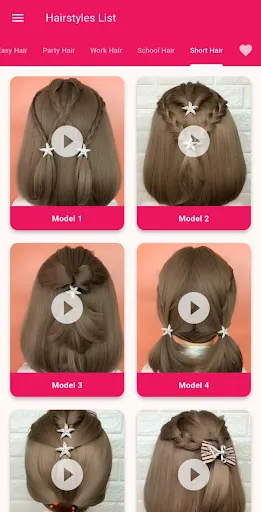 Скриншот 6 — Girls Hairstyle Step By Step
