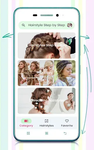 Скриншот 1 — Girls Hairstyle Step By Step