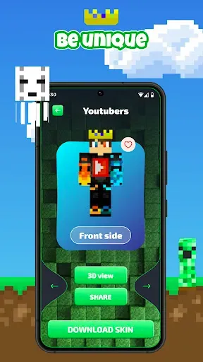 Скриншот 4 — Скины девочек для Minecraft PE