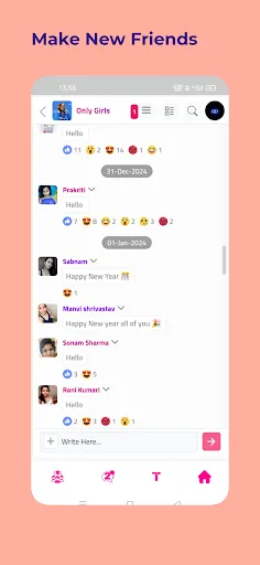 Скриншот 4 — Indian Girls Talk Chat