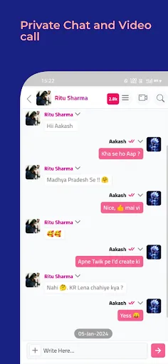 Скриншот 6 — Indian Girls Talk Chat