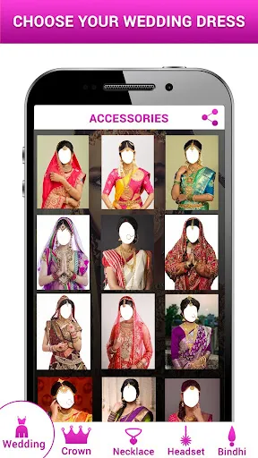 Скриншот 1 — Wedding Dress Photo Editor