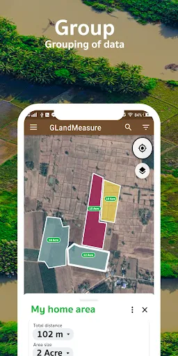 Скриншот 3 — Land Area Measure GPS - GLand