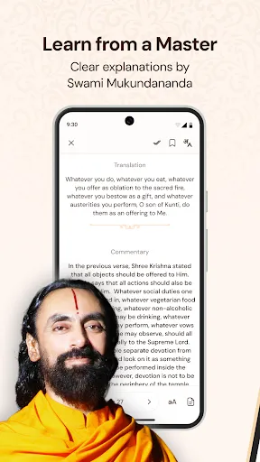 Скриншот 2 — Bhagavad Gita Hindi & English