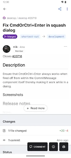 Скриншот 2 — GitHub