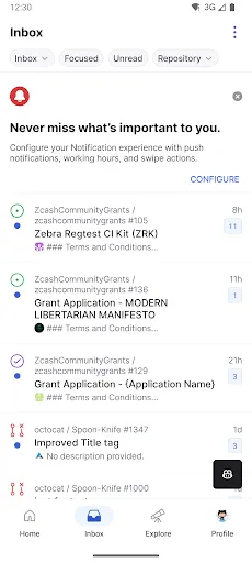 Скриншот 3 — GitHub