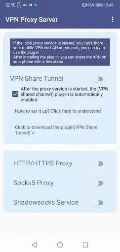 Скриншот 5 — VPN Proxy Server:Tether NoRoot
