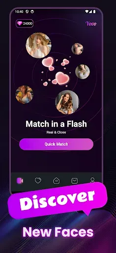 Скриншот 1 — Yovo - Video Chat & Meet Girl