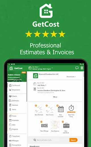 Скриншот 7 — Contractor Estimate & Invoice